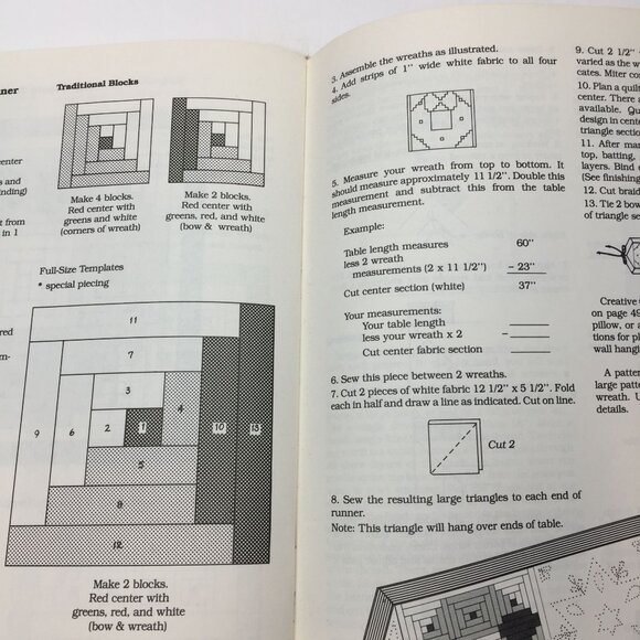 Holiday Happenings Christal Carter Quilt Patterns Easter Christmas Paperback - Picture 12 of 14